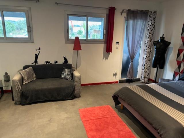 Grand Studio Avec Terrasse Apartman Vauvert Kültér fotó